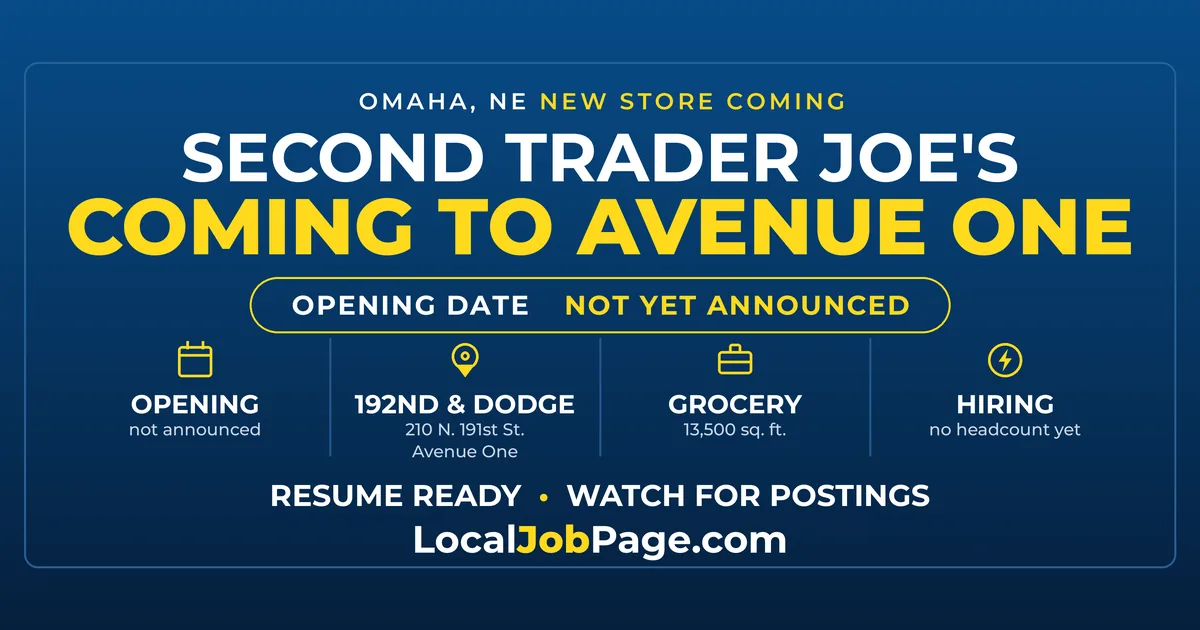 Trader Joe's Second Omaha Store at Avenue One: What It Means for West Omaha Jobs